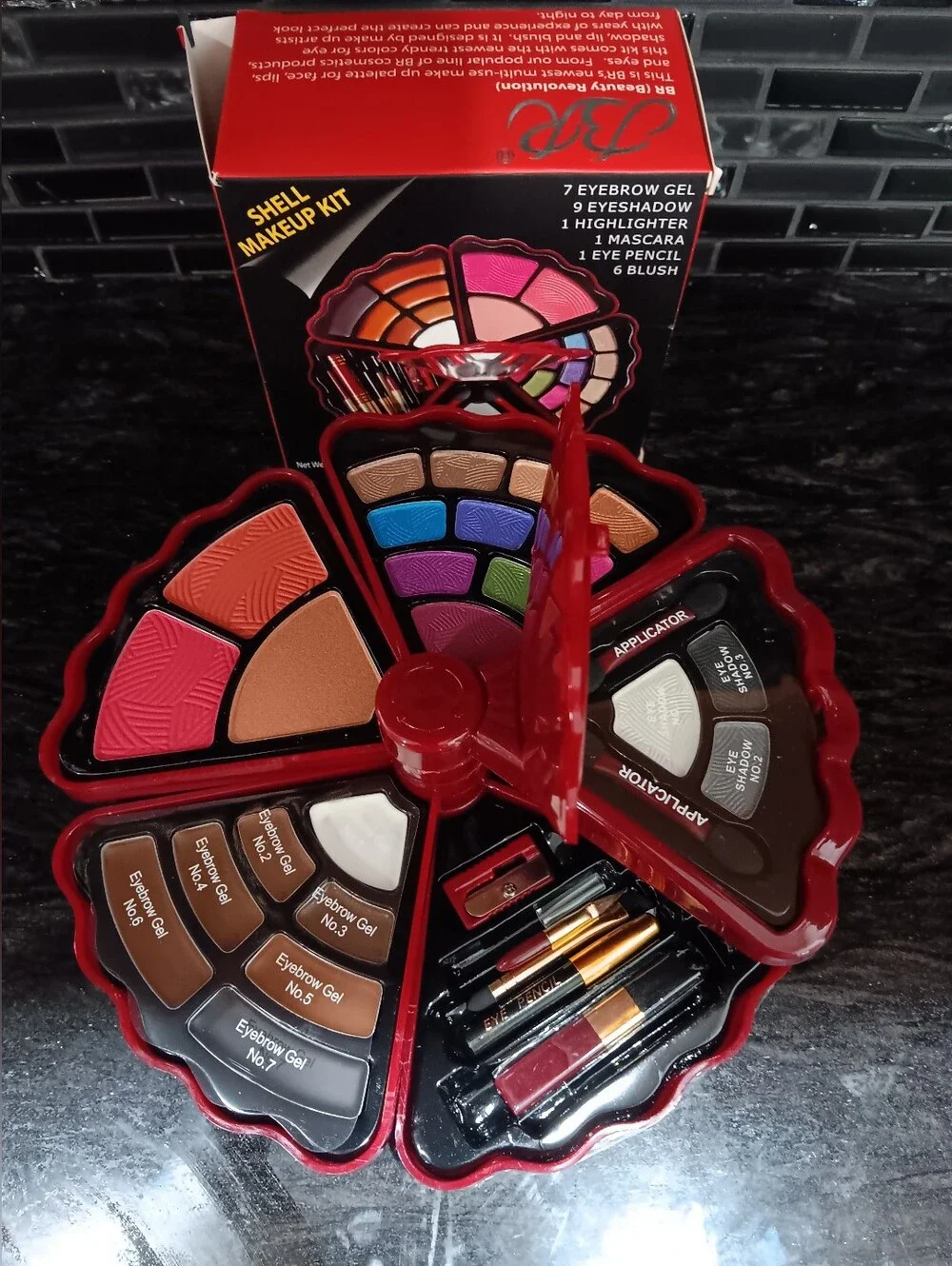 Beauty Revolution Shell Makeup Kit All-in-One Beauty Set